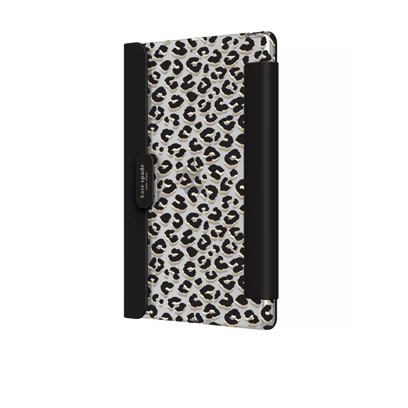Kate Spade Protective Folio iPad Case- Leopard Black - Picture 5 of 5